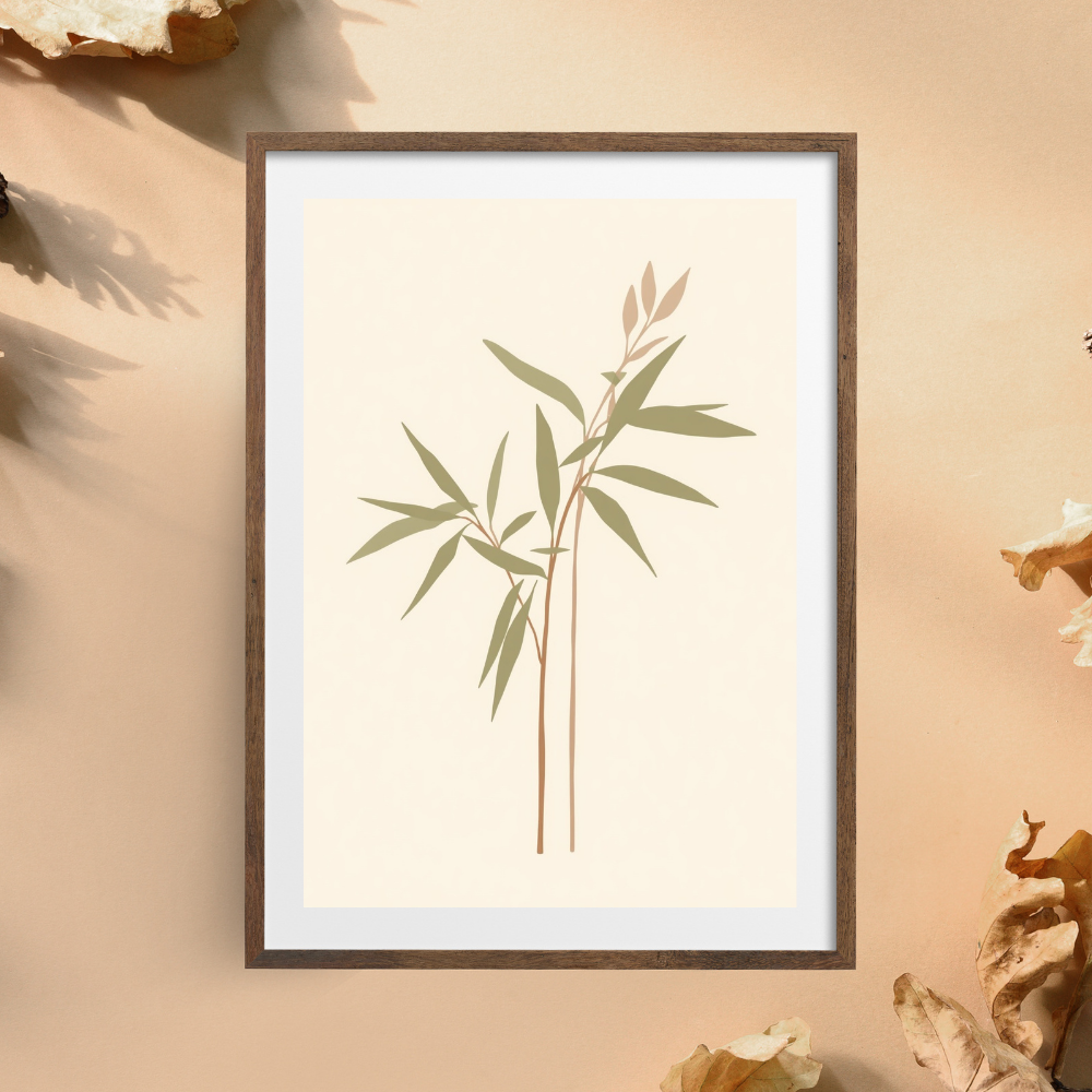Minimalist Botanical Wall Art Bundle | Sage Green & Terracotta Printable Set | Modern Neutral Home Decor Digital Download
